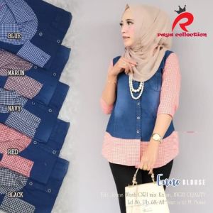 OFFICE TOP KEMEJA KANTOR VERO TOP ATASAN WANITA BLOUSE KEMEJA WANITA KANTOR