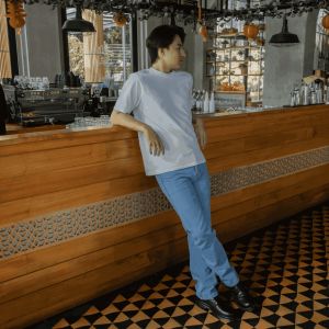 BAPIN Celana Jeans Reguler Pria Bioblitz - Basic Long Denim Pants Standar
