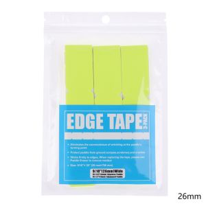 SPARAK 3PCS TPU Pickleball Racket Edge Strip Protector High Fit High Elastic Pickleball Racket Frame Protective Tape Personality Shock Absorption Paddle Head Edge Tape Tournament Use