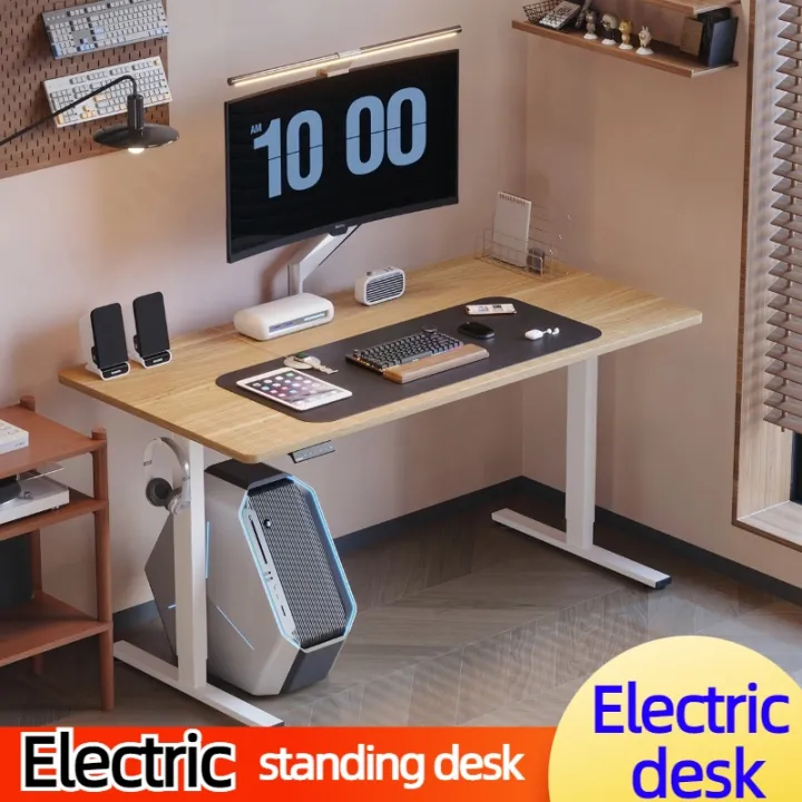 Computer Table Height Meter Electric Standing Desk Automatic Adjustable Computer Table Height ...