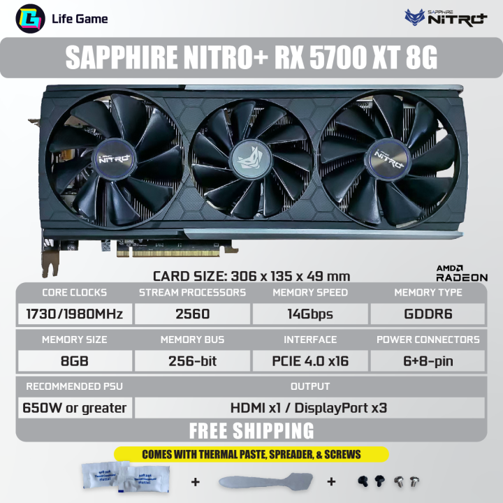 Sapphire nitro+ radeon rx on sale 5700xt