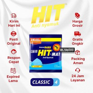 HIT Mat Alat Anti Nyamuk Ekonomis + Lampu - Obat Nyamuk Elektrik