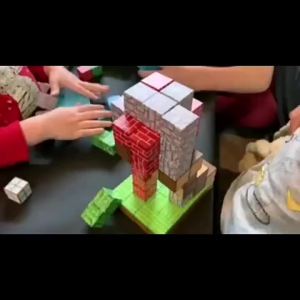 2024 New Magnetic Building Blocks MyWorld Game Peripheral Original Forest Magnetic Blocks Educational Toys