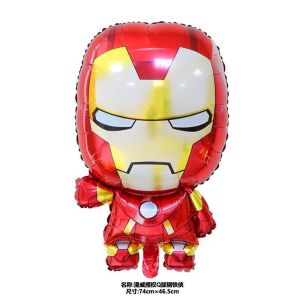 Superhero Balloon Foil Marvel Birthday Celebration Spiderman Hulk Thor Ironman Theme Decoration