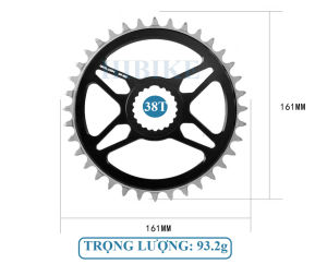 Đĩa Răng Nhôm Xe Đạp Goldix AL-T6 36T 38T Đĩa Rời 1x