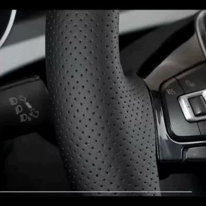Kaly Real Alcantara Steering Wheel Cover for Benz W176 W246 W205 C117 R231 R172 AMG C43 GLA 45 X156 Braid on Steering Wheel 6B2Z9