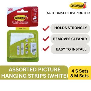 3M Command Small & Medium Picture Hanging Strips - Value Pack 17203VP
