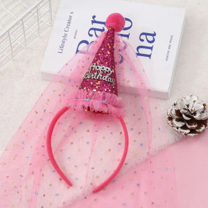 Indo - Bando Babyfriendly Manik / Hairband Pesta Ulang Tahun / Aksesoris Rambut Anak Perempuan