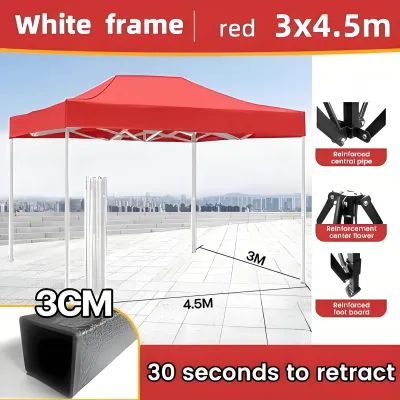 Folding Retractable Tent Waterproof 2x2/3x3/3x4.5/3x6M tent For Car Motocycle Camping Outdoor Telescopic Canopy