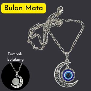 Kalung Rantai Set Liontin Mata Macam Model Stainless Pria Wanita Aksesoris Fashion