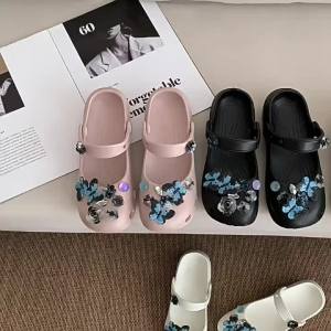 [Free Shipping] Ballet-Style Clogs Ethereal Eva Summer Sandals Elegant And Breathable Perfect For The Beach Non-Slip And Suitable For Wearing Outdoors