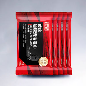 10pcs/Pack Car Glass Degreasing Wet Wipes Glass Film Car Window Oil Remover Wet Wipes Windshields Cleaner