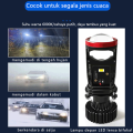 2 PCS Lampu Led Mini Projie Y8D H4 120W Ori Import Super Terang Lampu Depan Mobil LED H4 Projie Y7D Y6D 100W Super Bright. 