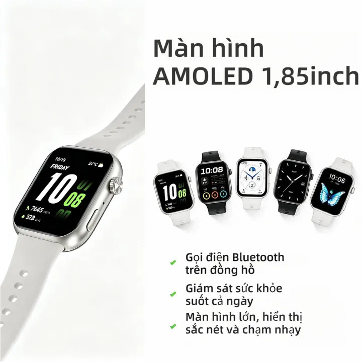 Đồng hồ thông minh HONOR CHOICE InfoWear Watch 2i | Màn hình AMOLED 1.85, Theo dõi thể dục đa dạng, Bao gồm dây đeo thay thế màu đen và trắng, 100% Chính hãng | BigBuy360 - bigbuy360.vn Đồng hồ thông minh HONOR CHOICE InfoWear Watch 2i | Màn hình AMOLED 1.85, Theo dõi thể dục đa dạng, Bao gồm dây đeo thay thế màu đen và trắng, 100% Chính hãng | BigBuy360 - bigbuy360.vn