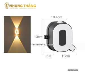 Nhiều Mẫu - Đèn Hắt Tường Decor Bảng Chữ Cái A-Z - Thân Nhôm Chống Nước - Chip Led Siêu Sáng - Bảo Hành 1 Năm - CÓ VIDEO