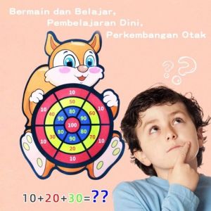 Mainan Dart Board Ball Edukasi - Papan Dart Bola Edukatif Koleksi Anak Laki Perempuan