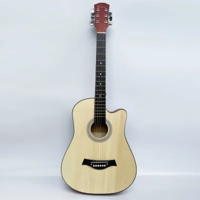 Đàn Guitar Acoustic GU05 Màu Đen Nhám Dáng Khuyết - Hàng có sẵn