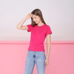 BEE - Kaos T-Shirt Polos Sensei Baju Atasan Lengan Pendek Pakaian Wanita Premium