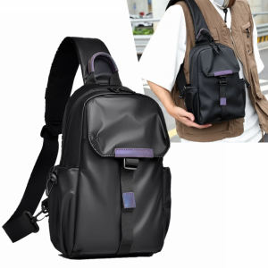 YINGYONGER Large Capacity Shoulder Bag Men Multipurpose Oxford Cloth Crossbody Bag Wide Strap Storage Messenger Bag