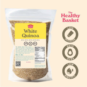 Healthy Basket Organic White Quinoa (250g 500g & 1kg)