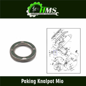 Paking Knalpot Mio - Packing Asbes Gasket Exh Pipe Kenalpot Knalpot Yamaha Mio Karbu Lama Old