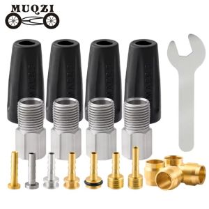 BYOBYO Metal Bike Oil Black Gold Silver Tubing Pipe Parts Oil Heads Olive Head Set for BH90/BH59 MTB Bicycle