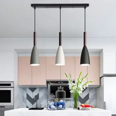 [RẺ VÔ ĐỐI] Đèn thả bàn ăn cao cấp 3 bóng sơn tĩnh điện YOHO tặng kèm bóng LED chuyên dụng HABALI