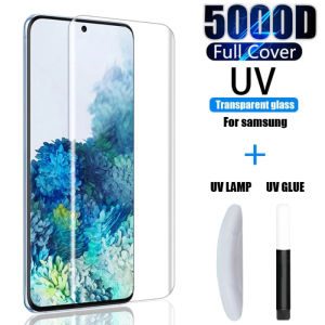 Samsung Galaxy S8 S9 S10 S20 S21 S22 S23 S24 S25 Note 8 9 10 20 Ultra Full Glue Cover Liquid UV Tempered Glass Screen Protector