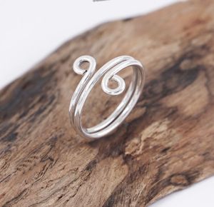 Cincin Simple Wanita Perak 925 Asli Sterling Silver Duoyana