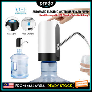 PRADO Malaysia Rechargeable USB Charging Smart Electric Water Dispenser Pump Automatic Drinking Water Bottle Pump