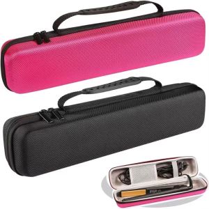 BAIXL Waterproof Hair Straightener Storage Box Protective Anti-Scratch EVA Hair Curler Bag Carrying Case Holder Dustproof Hair Curler Zipper Bag for Home