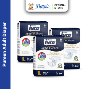 INCO Premium Adult Diaper (L) 8+1s x 3 Packs (Bundle Sale)