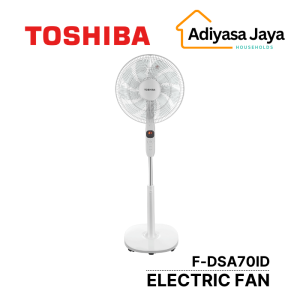 Electric Fan F-DSA70ID(W) (Toshiba) / Kipas Angin / Cyclone12 Fan