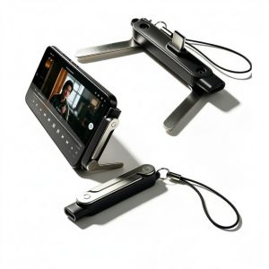 2-in-1 240W Fast Charging Adapter & Foldable Phone Stand - Portable Type-C Charger Holder for Gaming & Video Watching