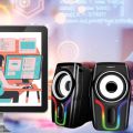 KISONLI x INBOX Speaker Laptop Gaming ColorTunes Magnio GS-05 Clear Sound Dual Bass. 