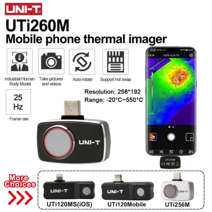 UNI-T Thermal Imager For Phone UTi260M Thermographic PCB Circuit ...