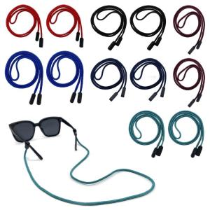 12 cái kính mắt dây chống trượt Kính mắt người lưu giữ vật giữ kính dây đeo cổ cho Nam Nữ người cao tuổi văn phòng sử dụng thường nhật