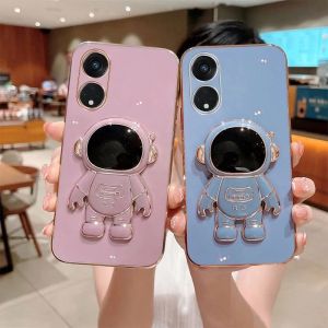 Case OPPO RENO 8 T 4G 5G Astronot Stand Premium Softcase