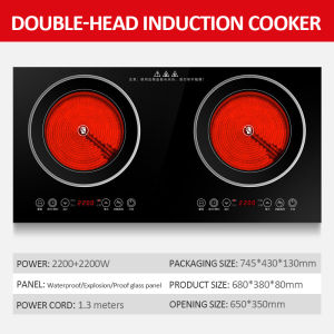 Forest Induction cooker double burner stove touch screen energy-saving embedded electric stove 4400W fierce fire