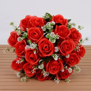 👉【Miễn phí ship cho 1 sản phẩm】ALLLUCK 18 Đầu Bông Hoa Hạnh Phúc Thực Sự 8 màu sắc Mini Hoa Ngày Valentine Chất lượng cao Quà tặng ảnh  Hoa hồng giả tự nhiên Đồ trang trí nhà cửa