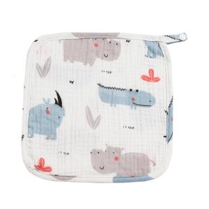 Khăn em bé yếm ăn trẻ em gạc-khăn mặt cotton cho trẻ mới biết đi Khăn tay dày 4 lớp khăn lau mồ hôi khăn lau sơ sinh