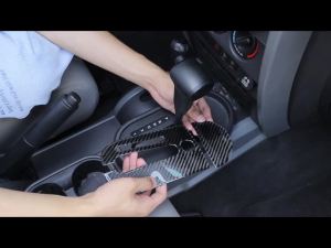 OnlyF U Front Gear Shift Panel Cup Holder Decoration Cover Sticker For Jeep Wrangler JK 2007 2008 2009 2010 Interior Accessories 6B2Z9