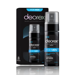 DEOREX Body Odorizer Spray For Men 60ml | Deodorant - Penghilang Bau Ketiak & Bau Kaki & Bau Badan