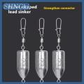 SHNGki 5PCS 10G 15G 20g 25g 30g 40g 50g 60g chì Sinker lõm dưới Roadrunner giảm dần sinkers câu cá nối giải quyết. 