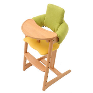 Baby chair for eating baby high chair baby dining chair wooden growth chair home 宝宝椅