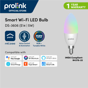Prolink Smart Wi-Fi LED Bulb 5W (GU10/ E14/ E27) - Voice Control/ mEzee app