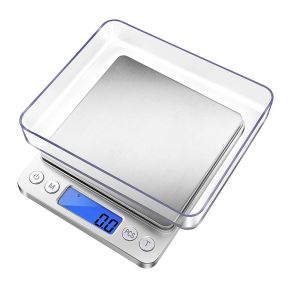 Cân Tiểu Ly Điện Tử Dùng Pha Chế 3Kg/0.1g (Tặng Kèm Khay Trong Suốt)