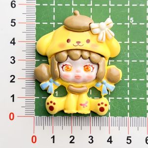 Sticker Charm 3D chủ đề POPMART đục bán lẻ 2024 DIY Mayto gắn Dép Cross Dép Sục Cá Sấu JB-253