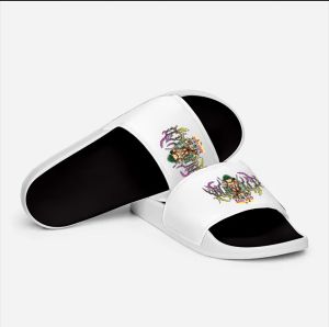 Promo  Black Ijc Sandal Slop Pria Wanita Export Quality Zoro One Piece