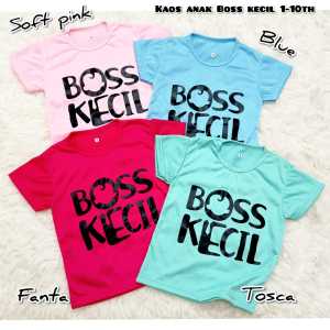 WF - KAOS ANAK MOTIF BOSS KECIL